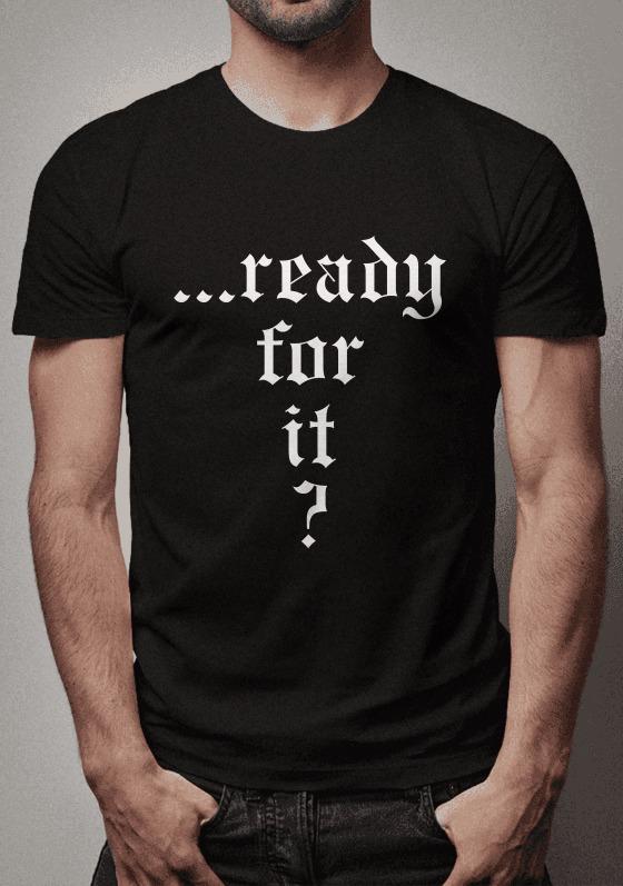 Nome do produto  READY FOR IT?