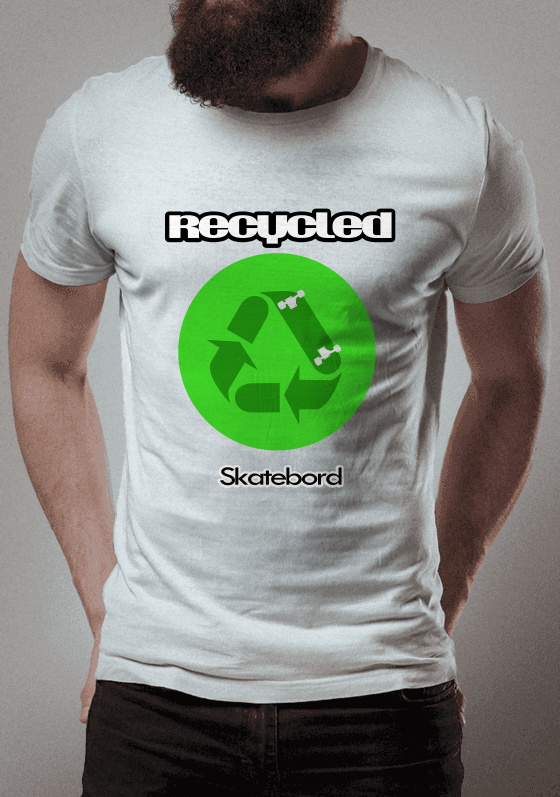 Nome do produto  Recycled skatebord