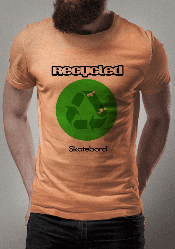 Nome do produto  Recycled skatebord