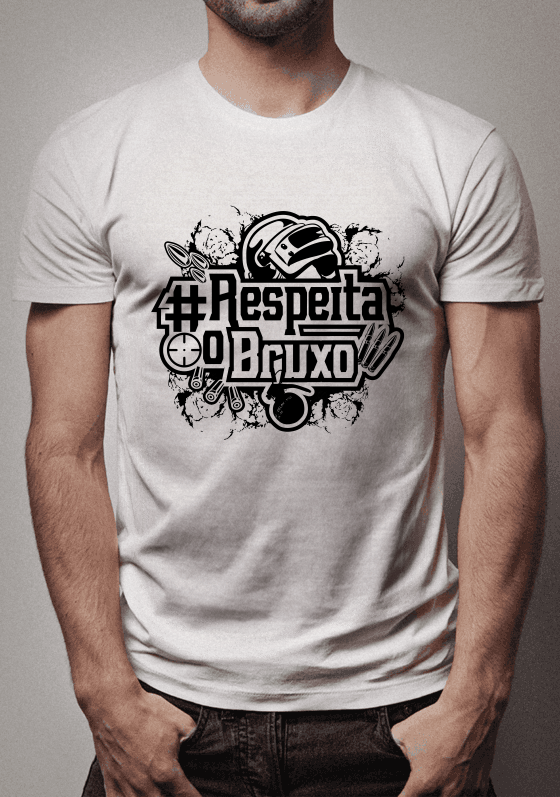 Nome do produto  Respeita Bruxo - Mono - Preto