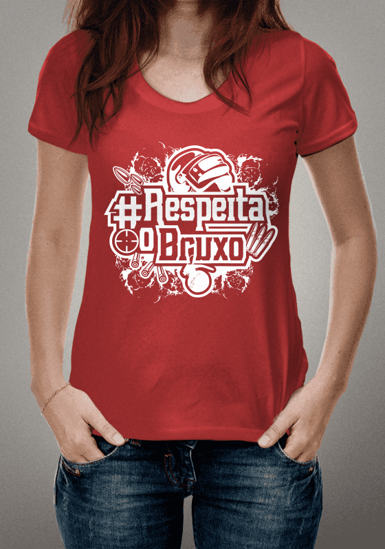 Nome do produto  Respeita o Bruxo - Mono - Branco
