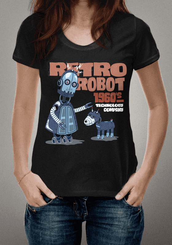 Nome do produto  retro robot