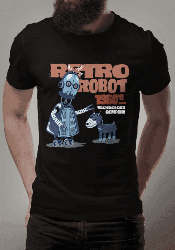 Nome do produto  retro robot