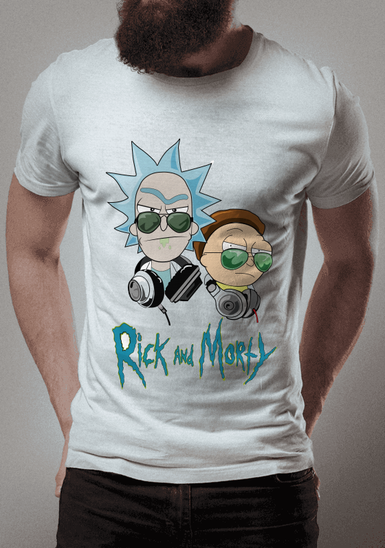 Nome do produto  RICK AND MORTY DJs 
