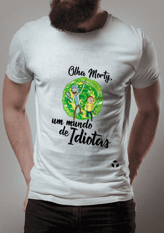 Ricky e Morty Portal Mundo de Idiotas