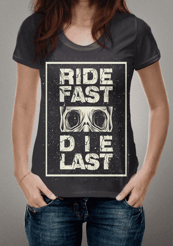 Nome do produto  RIDE FAST DIE LAST