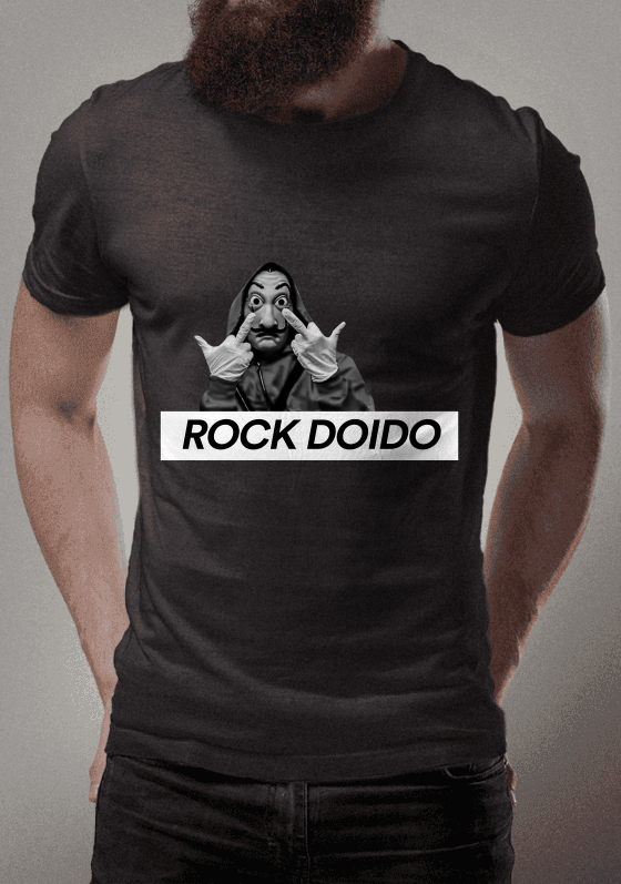 Nome do produto  Rock Doido Black & White
