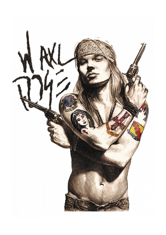 T-Shirt Prime Rock in Roll - Axl Rose em Storevix