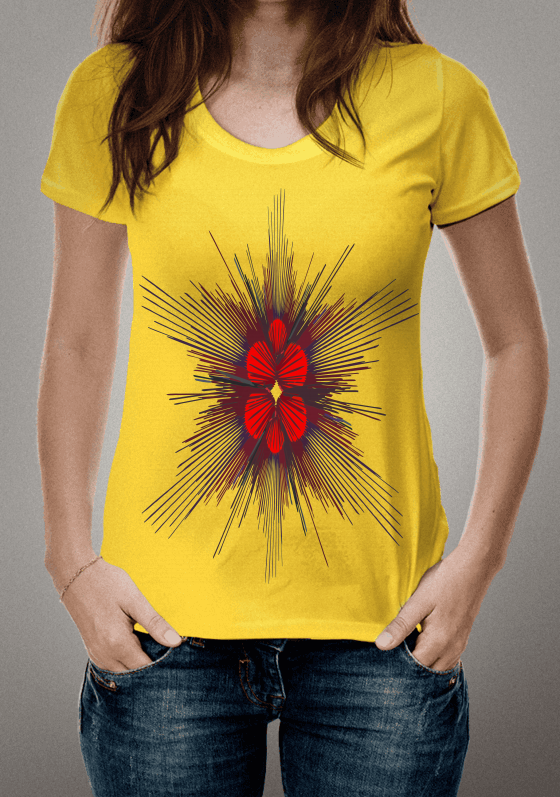 Nome do produto  Rosa Escarlate de 6 Pontas