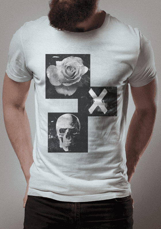 Nome do produto  ROSE X SKULL