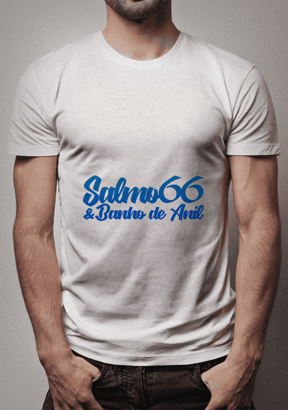 Nome do produto  Salmo 66 - Azul