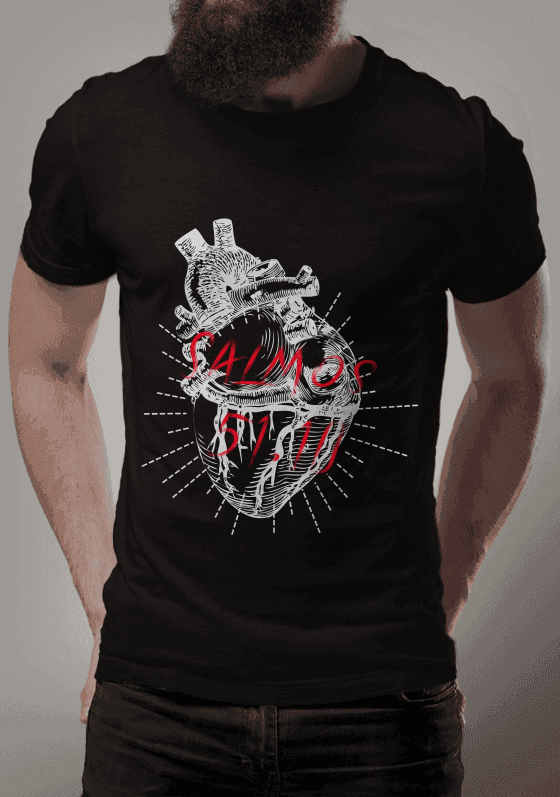 Nome do produto  Salmos feminina preta