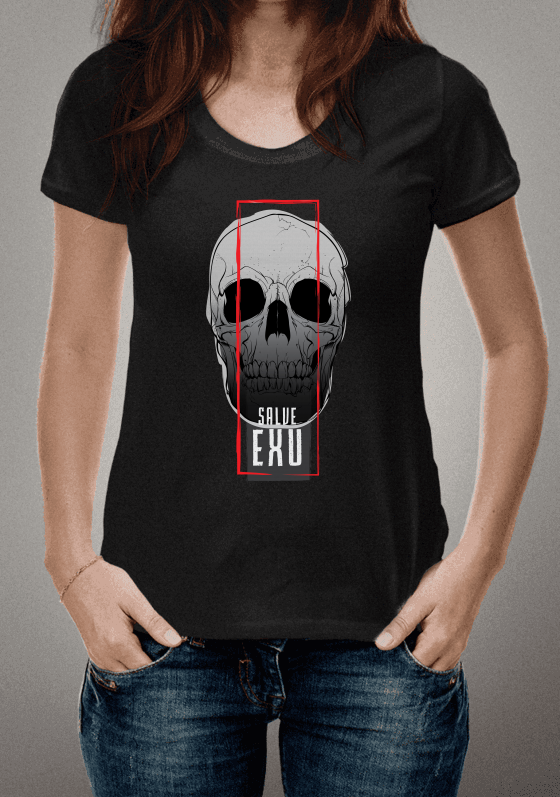 Nome do produto  Salve Exu Caveira