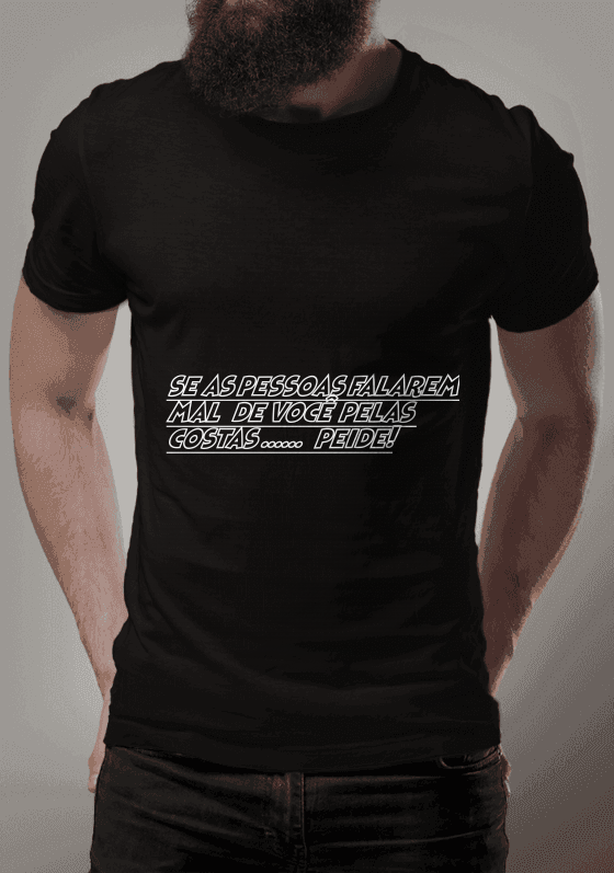 Nome do produto  Se falarem mal de vc pelas costas......PEIDE!
