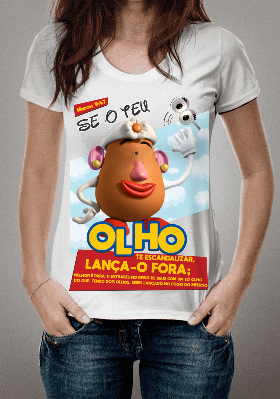 Nome do produto  Se o teu olho te faz escandalizar (girl)