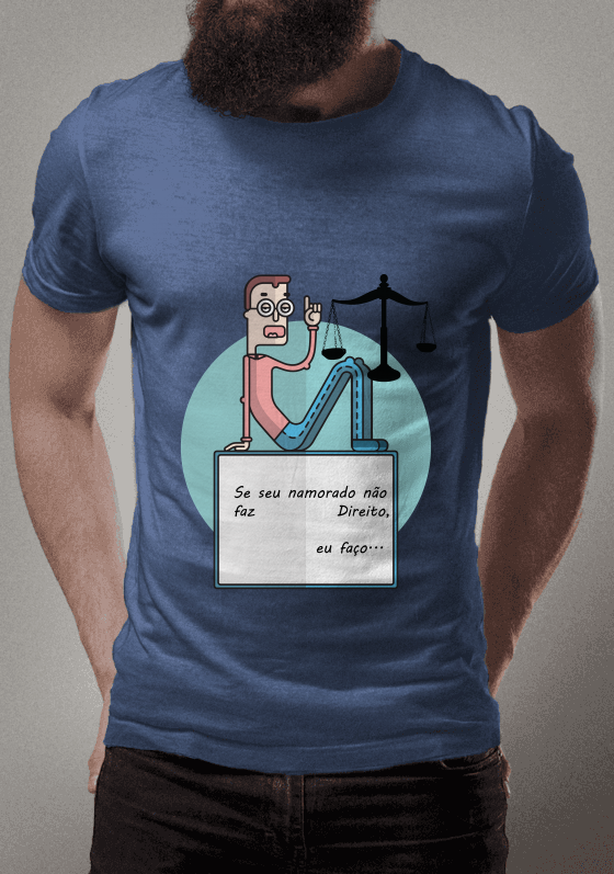 Nome do produto: Se seu namorado não faz Direito, eu faço...