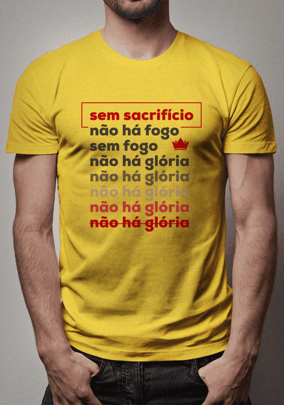 Nome do produto: SEM SACRIFÍCIO NÃO HÁ GLÓRIA