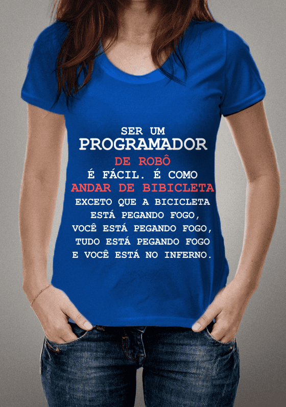 Ser um programador de robô é fácil