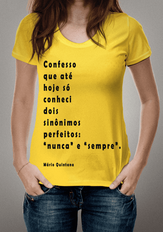 Nome do produto  Sinônimos perfeitos: Nunca e sempre