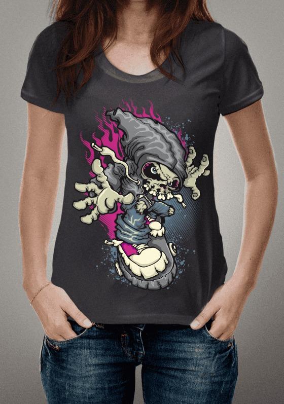 Nome do produto  Skate Skull