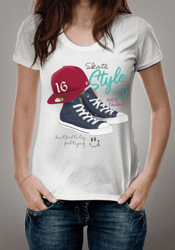 Skate Style Blue