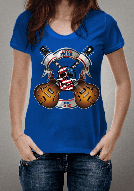 Nome do produto  SKULL AND GUITARS