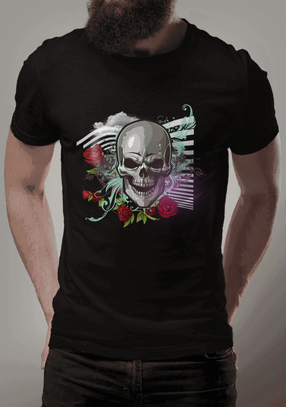 Skull And Roses