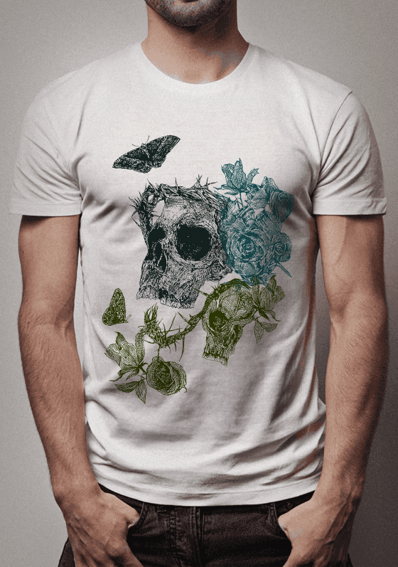 Nome do produto  Skull and roses