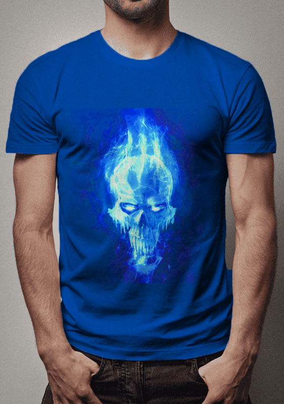 Nome do produto  SKULL BLUE FIRE