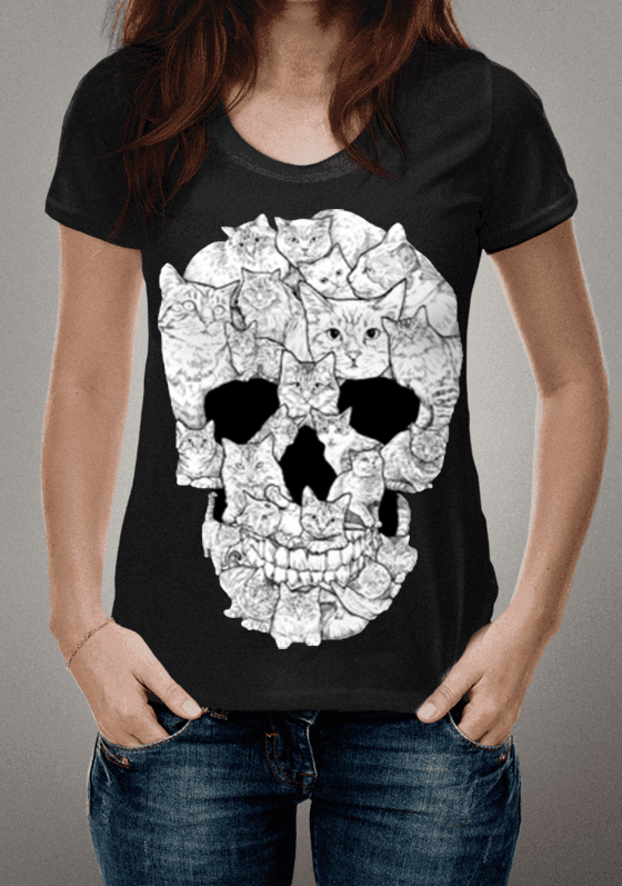 Nome do produto  skull cat