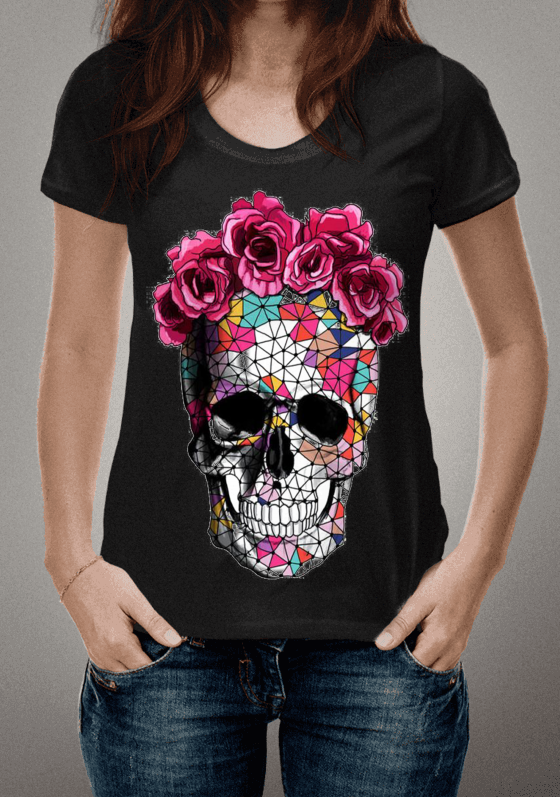 Nome do produto  SKULL FLOWER2