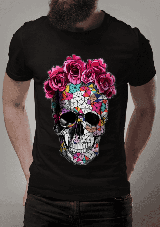 Nome do produto  SKULL FLOWER2