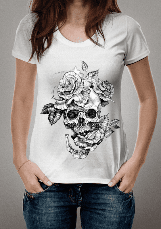 Nome do produto  Skull Flowers