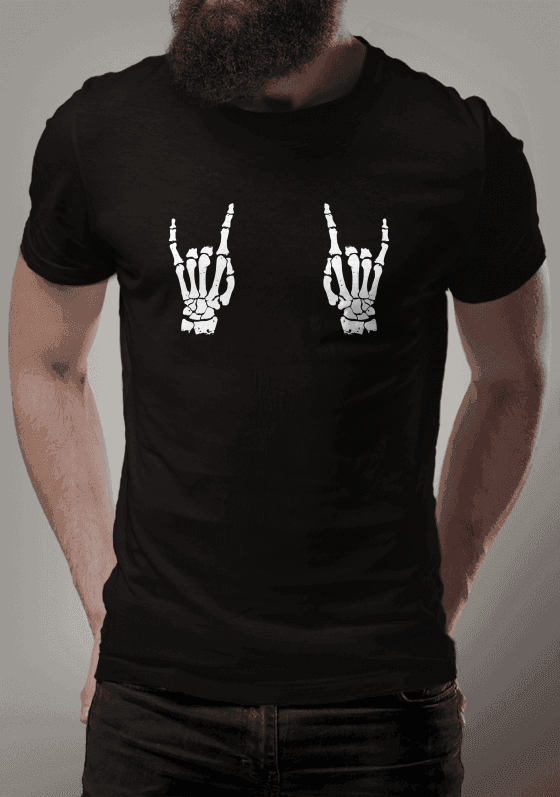 Nome do produto  SKULL HAND