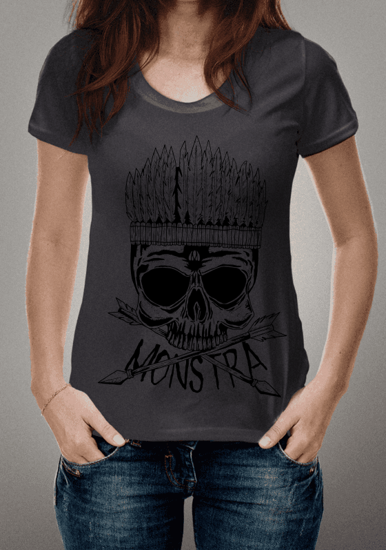 SKULL HUNTER BLACK STROKE - SIGNATURE