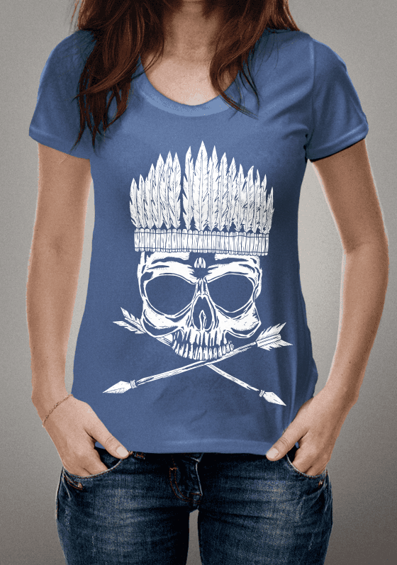 SKULL HUNTER WHITE STROKE