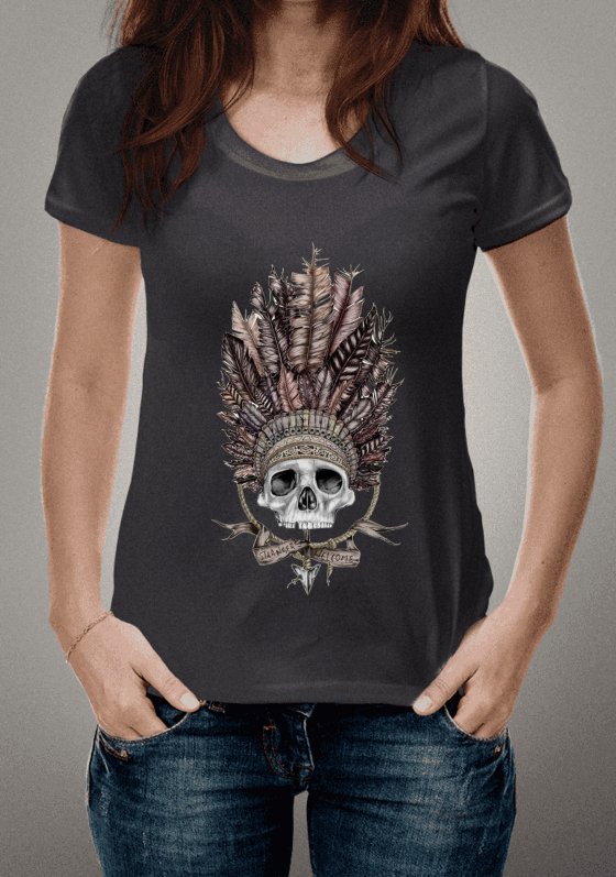 Skull Indian Chief