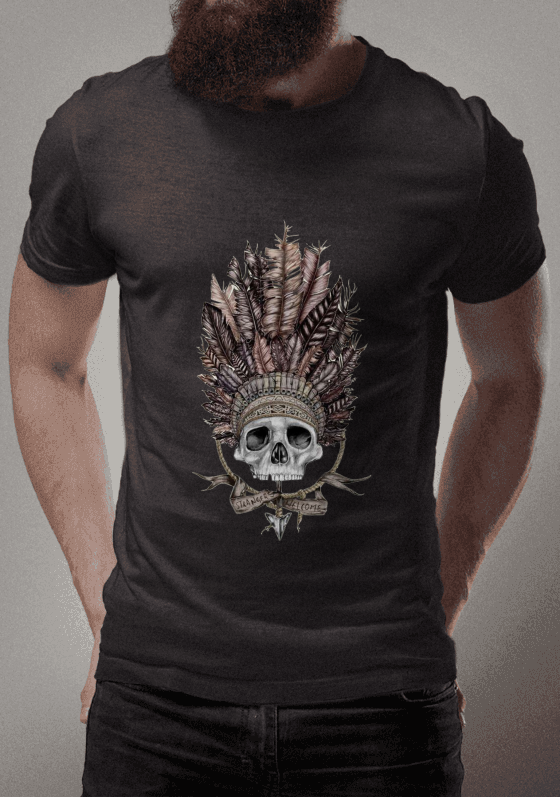 Skull Indian Chief