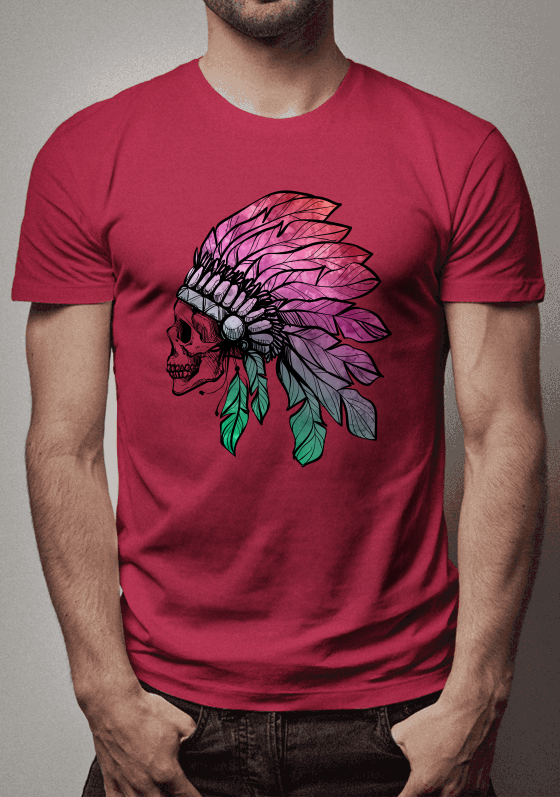 Nome do produto  Skull native american