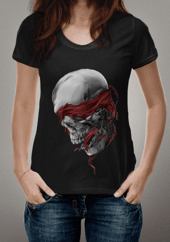 Nome do produto  SKULL RED BAND