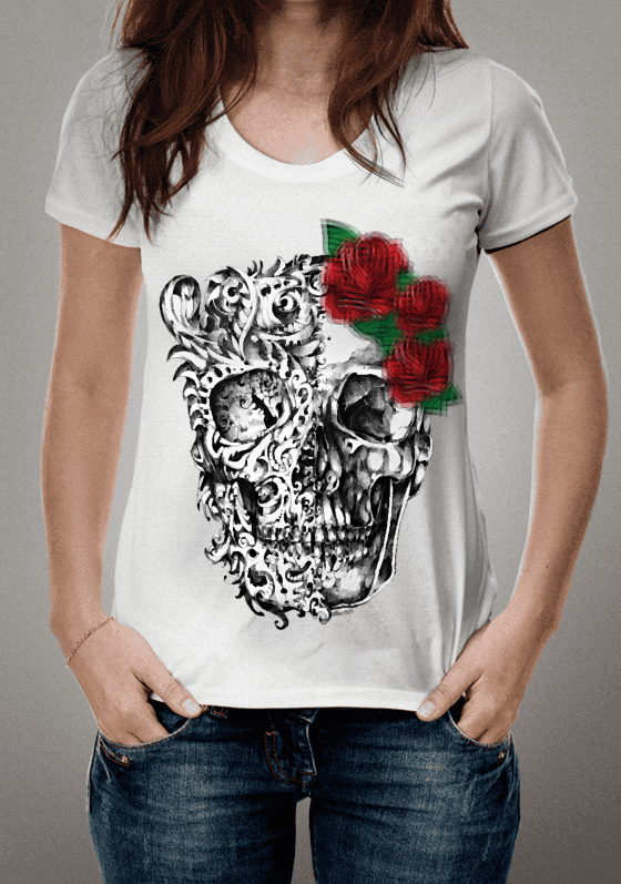Nome do produto  Skull Rose