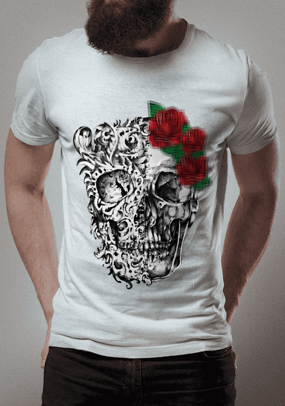 Nome do produto  Skull Rose