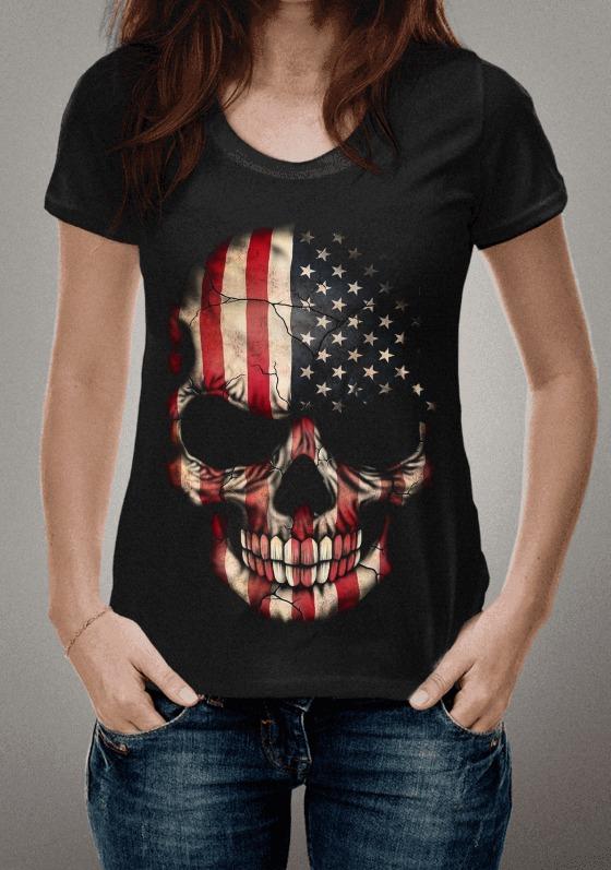 Nome do produto  skull-USA