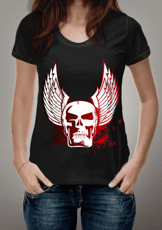 Nome do produto  SKULL WINGS