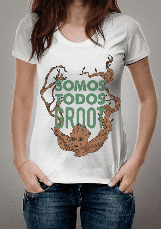 Nome do produto  Somos Todos Groot
