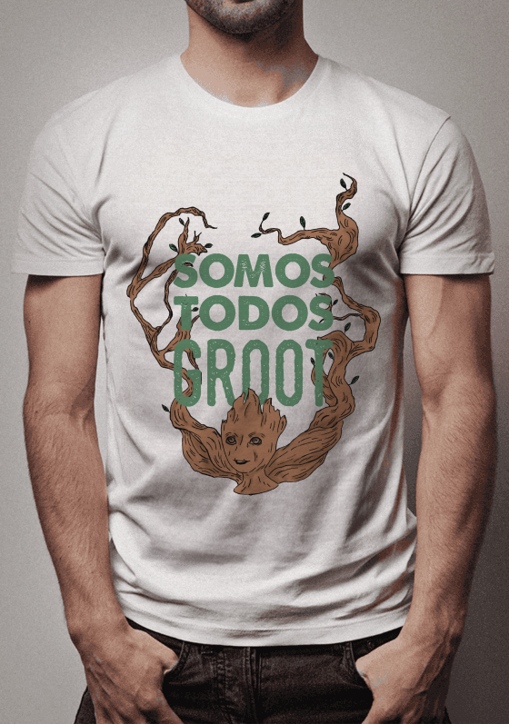 Nome do produto  Somos Todos Groot