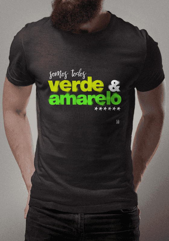 Nome do produto  Somos todos verde e amarelo