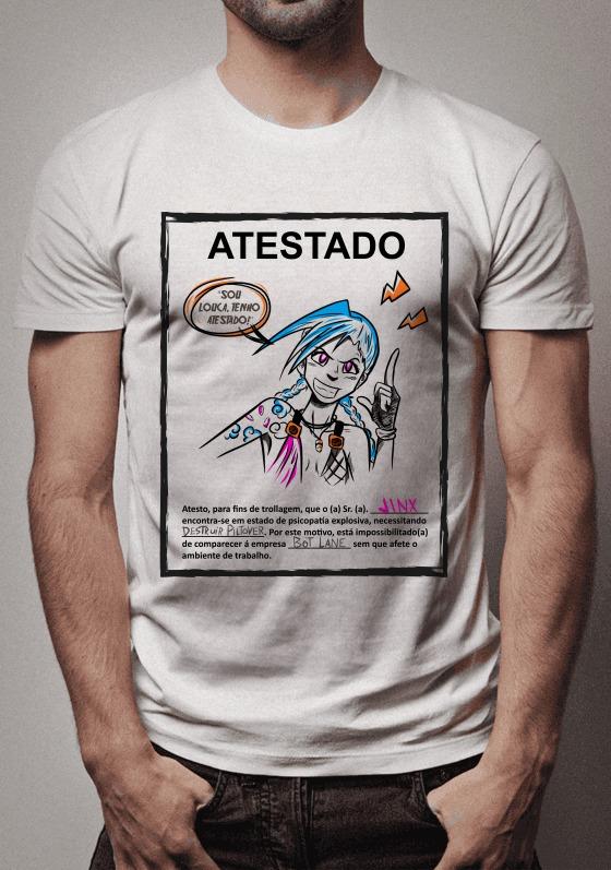 Nome do produto  Sou louca, tenho atestado!