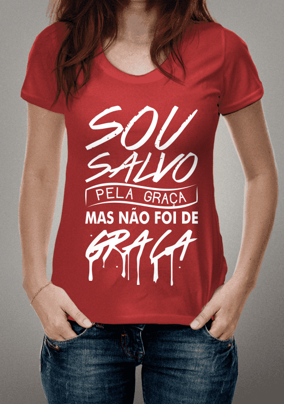 Nome do produto: Sou salvo pelo graça Gospel2