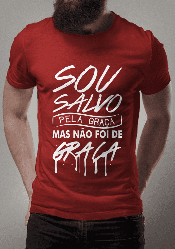 Nome do produto  Sou salvo pelo graça Gospel2